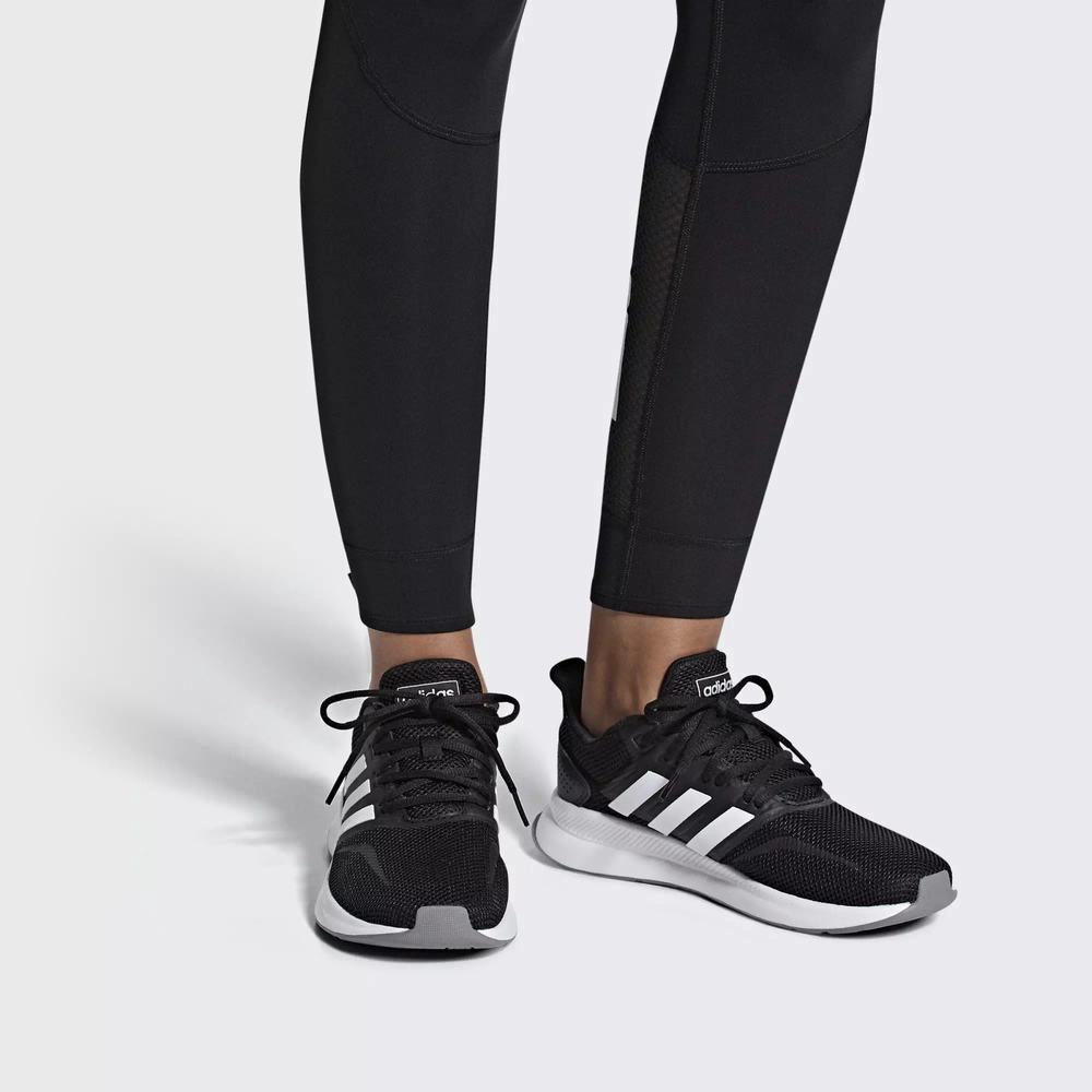 Adidas Runfalcon Tenis Para Correr Negros Para Mujer (MX-74867)